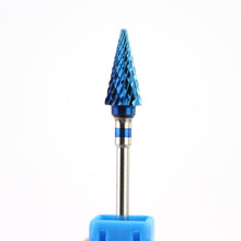 Load image into Gallery viewer, 28 Types Tungsten Blue Rainbow Carbide Nail Drill Bit Electric Nail Mills Cutter for Manicure Machine Nail Files Accessories