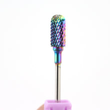 Load image into Gallery viewer, 28 Types Tungsten Blue Rainbow Carbide Nail Drill Bit Electric Nail Mills Cutter for Manicure Machine Nail Files Accessories