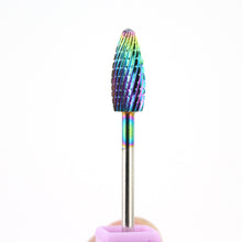 Load image into Gallery viewer, 28 Types Tungsten Blue Rainbow Carbide Nail Drill Bit Electric Nail Mills Cutter for Manicure Machine Nail Files Accessories
