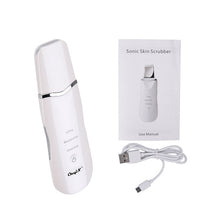 Load image into Gallery viewer, Professional Ultrasonic Facial Skin Scrubber Ion Deep Face Cleaning Peeling Rechargeable Skin Care Device Beauty Instrument 42