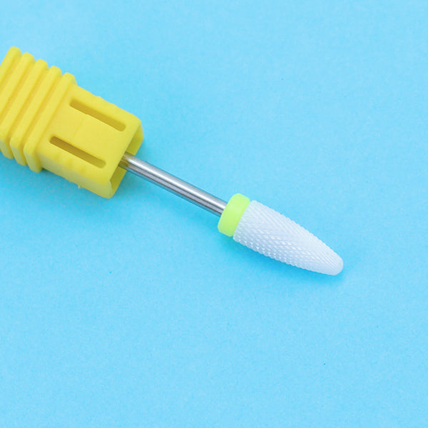 1pcs Ceramic Nail Drill Bit For Electric Manicure Drills Machine Milling Cutter Nail Files Buffers Nail Art Equipment Accessory