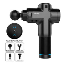 Load image into Gallery viewer, LCD Display Body Massage Gun Exercising Muscle Electric Massager Gun head Massager for Neck and Back Vibrator Slimming Shaping
