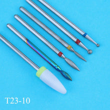 Load image into Gallery viewer, 6pcs/pack Diamond Nail Milling Cutter Rotary Burr for Nail Files Cuticle Clean Drill Bits Apparatus for Manicure Art Tools
