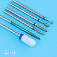 Load image into Gallery viewer, 6pcs/pack Diamond Nail Milling Cutter Rotary Burr for Nail Files Cuticle Clean Drill Bits Apparatus for Manicure Art Tools
